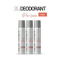 Alüminyumsuz Seyahat Boy Kadın Deodorant Spray Üçlü Set 3x75 Ml - Pour Femme