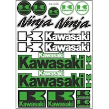 A4 Sticker 046 Tek Paket Çoklu Sticker Çok Renkli