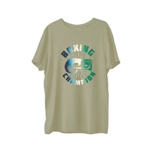 Top Glory Boxingx Baskılı Penye Boks Sporcu T-Shirt (532149876)