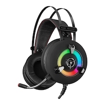 Rampage Miracle-X2 Plus 7.1 Surround RGB Kulak Üstü Oyuncu Kulaklığı Siyah