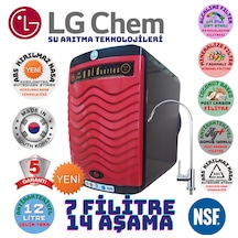 Lg Gold Siyah Kırmızı 12 Lt 7 Filtre 14 Aşama Su Arıtma Cihazı