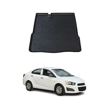 Chevrolet Aveo Sedan 2011-2019 Arası Uyumlu Araca Özel Kauçuk Tpe Bagaj Havuzu Siyah