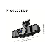 Pazly 360 4 Kanallı Araç Kamerası - 1080p Ön 720p Sağ Sol Arka Gece Görüşlü 32gb Kart 3 Lensli