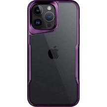Newface - 654 - iPhone Uyumlu 16 Pro Kılıf Boyi Silikon Kapak - - Csmo-tex - Derin Mor