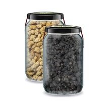 Zencefil Organik Siyah Dut + Beyaz Dut Kurusu Bi Kavanoz Cam Kavanozlarda Katkısız Kurutulmuş Dried Mulberrys Diğer