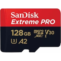 SanDisk Extreme Pro SDSQXCD-128G-GN6MA 128 GB 200 MB/S MicroSDXC UHS-I A2 V30 Hafıza Kartı