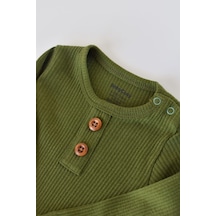 BabyCosy Modal Uzun Kollu Tulum -Terletmez Organik Bebek Tulumu - Csym11420 - Rebebe 001