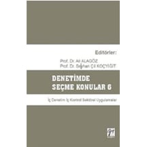 Denetimde Seçme Konular 6 / Doç. Dr. Ali Alagöz