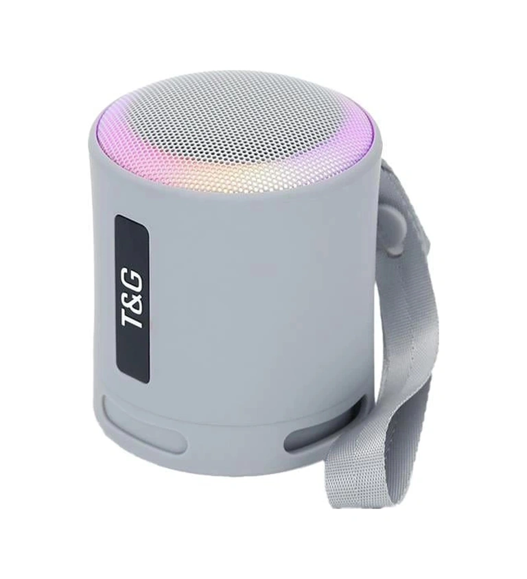 T&g Tg373 Taşınabilir Usb-sd-fm-bluetooth Destekli Rgb Işıklı Wireless Ses Bombası Hoparlör