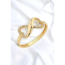 Çgk Çiğdem Gürel Kuyumculuk Sonsuzluk Altın Yüzük Sarı