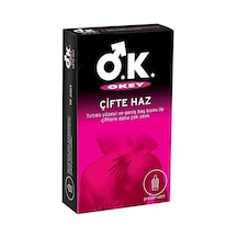 Okey Çifte Haz Prezervatif 10 Adet