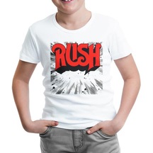 Rush Beyaz Çocuk Tshirt