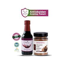 Mor Aronya Suyu 250 Ml & Organik Ham Kakao 140 Gr 2'li Antioksidan Avantaj Paketi