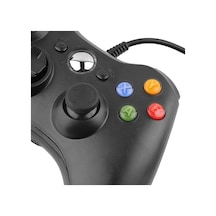 Xbox 360 Controller Pc Kablolu Oyun Kolu 2,20m Usb Kablolu Bilgisayar Oyun Kolu Gamepad Joystick Controller Bilgisayar Uyumlu