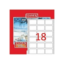 Tanex 35x55 Mm Bilgisayar Etiketi