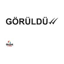 Görüldü Oto Cam Sticker Araba Sticker