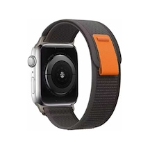 Watch 42mm Uyumlu Krd-77 Hasır Zore Kordon-siyah