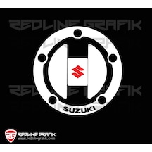 Suzuki Beyaz Depo Kapak Pad Sticker