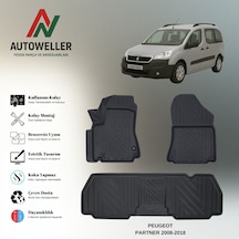 Peugeot Partner 2008-2018 Uyumlu Havuzlu Oto Paspas