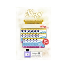 Sleepy Bio Natural Günlük Ped Natural Uzun 17 x 64'lü + Rosie Purple Violet Oda Kokusu