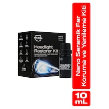 Nasiol Headlight Restorer Nano Seramik Far Yenileme ve Koruma Kiti-3 Yıl Dayanım 10 ML