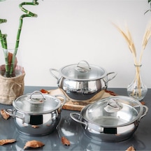 Gülsan Gizem Inox 6 Parça Tencere Seti