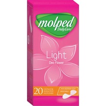 Molped Light Deo Flower Normal Günlük Ped 20'li