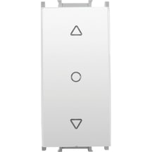 Viko Panasonic Modüler Opak Beyaz Tek Düğmeli Jaluzi Kumanda Anahtarı 1m Kapak - Wvtr10234wh-tr