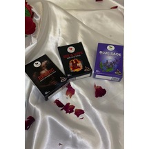 Organik Tütsü Seti Geri Akış Back Flow Şelale 3d Tütsü Doğal Kokulu Ada Çayı