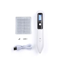 Profesyonel 9 Kademe Dijital Laser Plazma Plasma Pen Kalem Beyaz