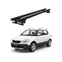 Venüs Skoda Fabia Scout 2009-2014 Uyumlu Siyah Ara Atkı Port Bagaj Tavan Barı