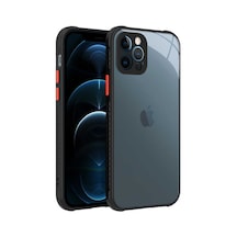 Zore İphone 12 Pro Uyumlu Ogaa Kaff Kılıf-siyah