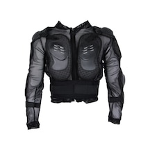 Suntek Magideal Motosiklet Zırh Ceketi Tam Omurga Göğüs Koruma Siyah