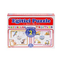 7196 Çark Puzzle Hayvanlar - 1 Adet