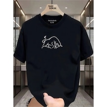 Tarzsokak Unisex Boğa T-shirt Siyah