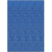Yapışkanlı Simli Eva 50x70 Mavi Rulo Şeklinde - 4 Adet