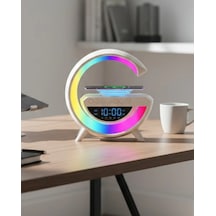 Hubrendy Tekno Modern Rgb Işıklı Kablosuz Hoparlör Uzun Süreli Müzik Keyfi