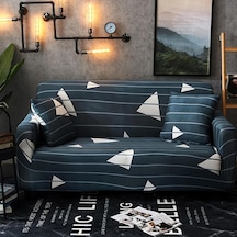 Sones Çift Kişilik Dört Mevsim Baskılı Tam Kapsama Elastik Kaymaz Kanepe Örtüsü Sessiz