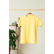 Twoo Kids Unisex 5 - 8 Yaş Çocuk Tişört - Sarı