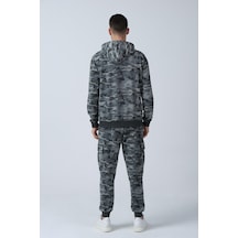 Alexander Gardi Alexandergardı Kamuflaj Desenli Kapüşonlu Sweatshirt E21-72101-ust 001