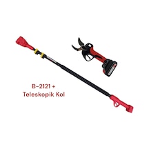 B-2121 Akülü Budama Makası 42mm Teleskopik Kol
