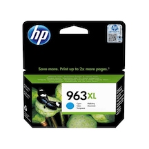 HP 3JA27AE (963XL) YUKSEK KAPASITE CYAN MURE  KEP KARTUS