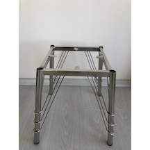 Metal, 40 Cm Krom Kaplama Sandalye Ayağı 2 Adet