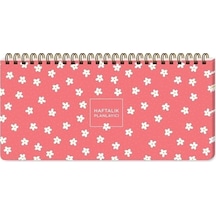 Keskin Color Spiralli Planner Minik Papatya 13x27 Cm Spiralli Haftalık Planlayıcı