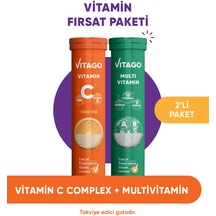 Vitago Vitamin C Multivitamin 2 x 20 Efervesan Tablet