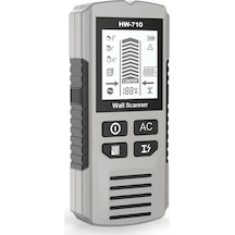 Motion003 Profesyonel Duvar Tarama Cihazi Gri 3 Tarama Modu Ahsap Metal Kablo Tespit Duvarlar Tavanlar Zeminler Pille Calisir Insaat Elektrik Isleri