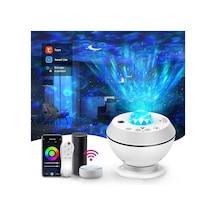 Mufunye Akıllı Uygulamalı Çocuk Gece Lambası: Alexa Destekli Yıldız Projeksiyon, Zamanlayıcı Ve Ses Kontrolü İle Galaksi 360 Projeksiyon