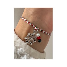 3 Adet Kar Tanesi Yılbaşı Bilekliği Gümüş Gümüş