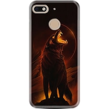 General Mobile Gm 8 Go Kılıf Silikon Fire Wolf 1602