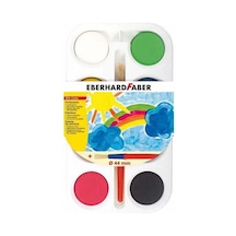 Eberhard Faber Jumbo Sulu Boya 8 Renk 44 Mm. Çap Çok Renkli